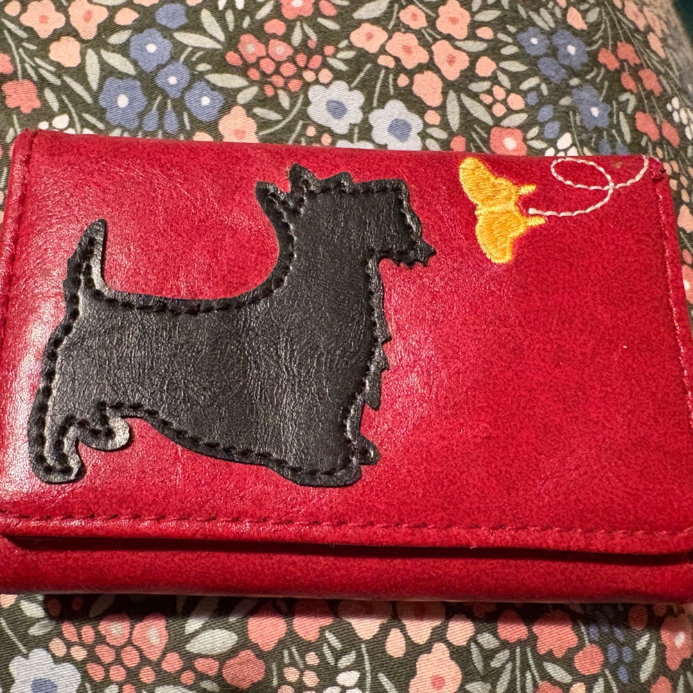 Adorable Terrier Dog Vegan Leather Wallet by Lavishy